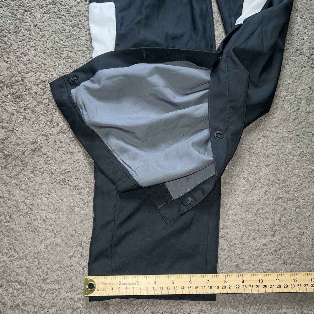 Y2K Nike Dri Fit Black Rivalry Track Pants Men's Large Baggy - Picture 8 of 8